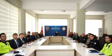 Erzincan’da yeni yıl tedbirleri masaya yatırıldı
