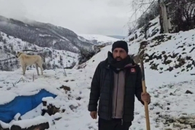 Erzincan’ın Refahiye ilçesinde kar yağışı etkili oldu