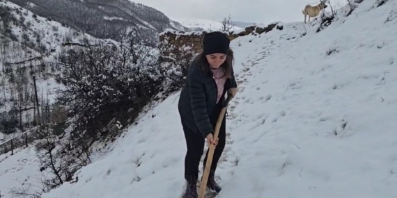 Erzincan’ın yüksek kesimleri beyaza büründü