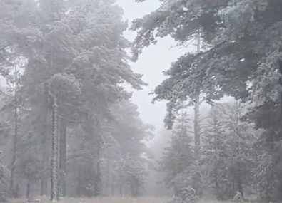 Eskişehir’e mevsimin ilk karı yağdı