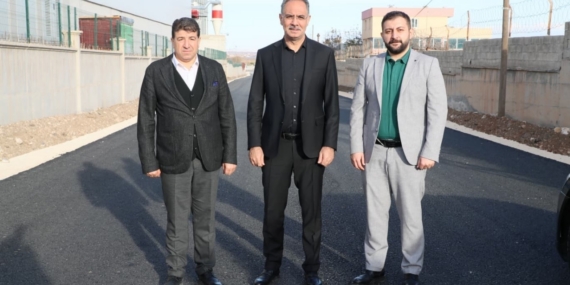 Eyyübiye’deki yol çalışması tamamlandı