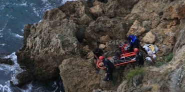 Falezlerde balık keyfi hastanede son buldu