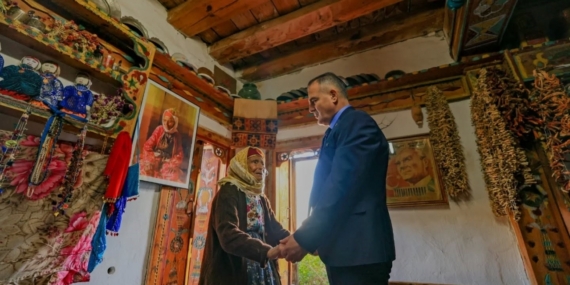 Fatmana ’Ölmeden valiyi görmek istiyorum’ dedi, hayali gerçek oldu