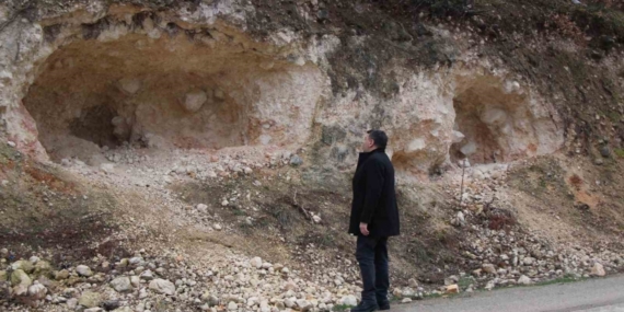 Ferhat diyarı Amasya’da pekmez için dağı deldiler, gören şaştı kaldı