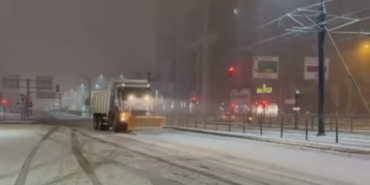 Gaziantep Büyükşehir, kar yağışına karşı tam kadro sahada