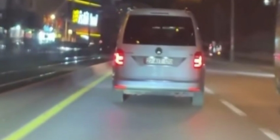 Gaziantep’te trafikte tehlike saçan ve kaza yapmaktan kıl payı kurtulan sürücüye ceza