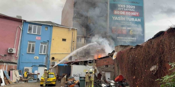 Gemlik’te pide imalathanesinde yangın paniği