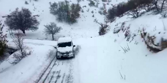 Gercüş’te karda mahsur kalan 5 kişi kurtarıldı
