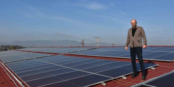 Germencik Belediyesi’nin güneş enerji sistemi devreye alındı