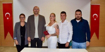 Germencik’te bir yılda 310 çift mutluluğa ‘evet’ dedi