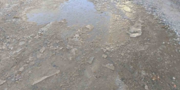 Gölbaşı’nda, sular dondu