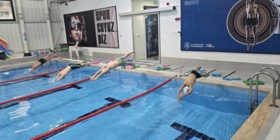 Gölpazarı’nda yüzme antrenmanı gerçekleştirildi