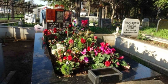 Güllü’nün mezarı gül bahçesine döndü