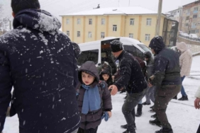 Gümüşhane’de kar esareti