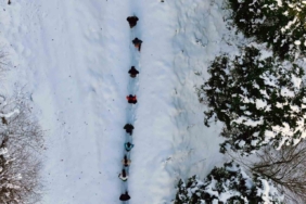 Gümüşhane’de şehrin gürültüsünden kaçanlar Torul’un zirvelerinde buluştu