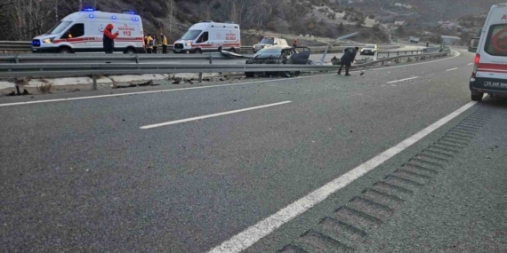 Gümüşhane’de trafik kazası: 1’i ağır 4 yaralı