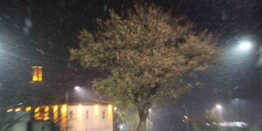 Harput’ta kar yağışı başladı