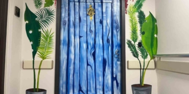 Hastane duvarları ‘İyileştiren Koridorlar’la hayat buldu