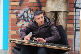 Havaların soğuması sokak sanatına engel olamadı