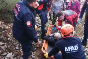 Hayvan otlatırken kayalıklardan düştü