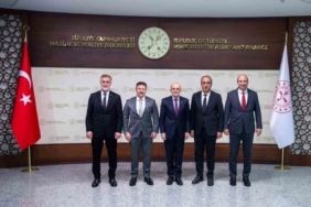 Hazine ve Maliye Bakanı Şimşek, TŞOF Genel Başkanı Yiğiner’i kabul etti