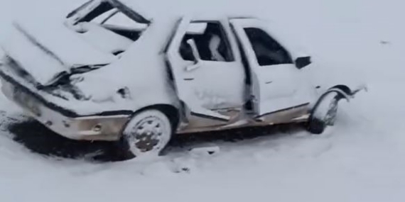 Hilvan’da kar nedeniyle trafik kazası: 3 yaralı