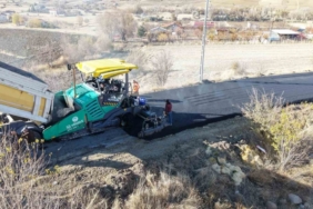 Höbek mahallesine 8 bin 600 tonluk sıcak asfalt