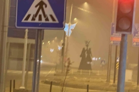 Iğdır’da gece saatlerinde yoğun sis etkili oldu