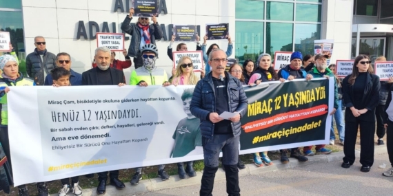 İlk duruşma görüldü: Bisikletli gruplar Miraç için adalet istedi