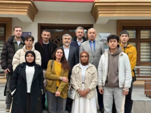 İlk kamu kuruluş ziyaretini Müftü Gül’e yaptılar