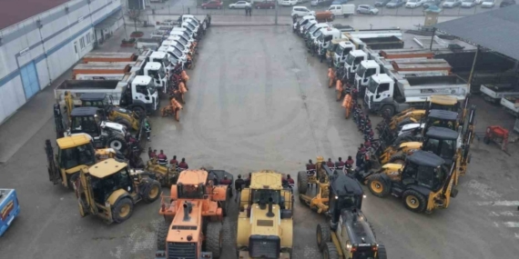 İnegöl Belediyesi’nde kış hazırlıkları tamam