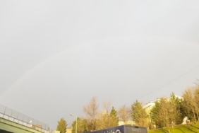 İstanbul’da gökkuşağı sürprizi