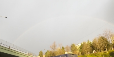 İstanbul’da gökkuşağı sürprizi