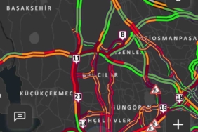 İstanbul’da trafik yoğunluğu akşam saatlerinde yüzde 83’e ulaştı
