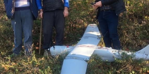 İzmit’e İHA düştü