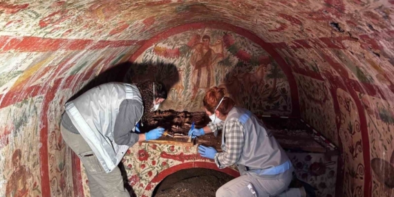 İznik’te erken Hristiyanlık dönemine ait benzersiz ’Çoban İsa’ figürü ortaya çıkarıldı