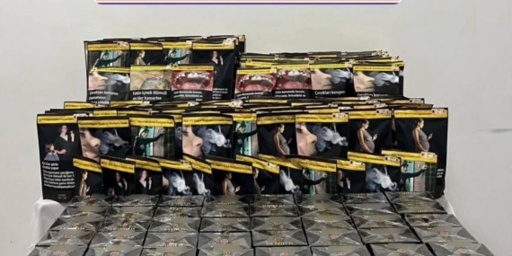Jandarma kaçak çay ve tütün ele geçirdi