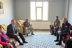 Kağızman’da şehit ve gazi aileleri ziyaret edildi