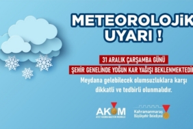 Kahramanmaraş Büyükşehir’den kar uyarısı