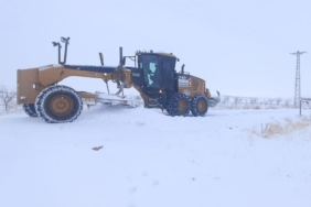 Kahramanmaraş’ın kuzey ilçelerinde kar mücadelesi