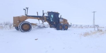 Kahramanmaraş’ın kuzey ilçelerinde kar mücadelesi