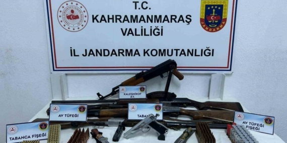 Kahramanmaraş’ta kalaşnikov ele geçirildi: 1 tutuklama