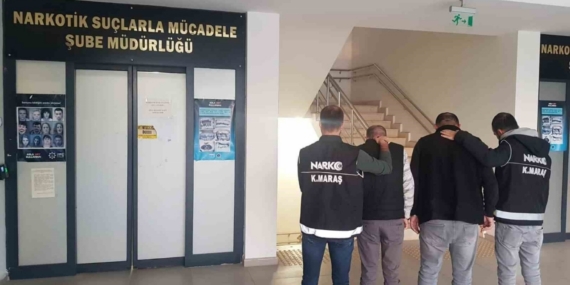 Kahramanmaraş’ta uyuşturucuya 3 tutuklama