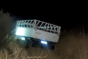 Kamyonet şarampole devrildi: 1 yaralı