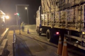 Kantara girmeyen tırlara 849 bin 679 TL ceza