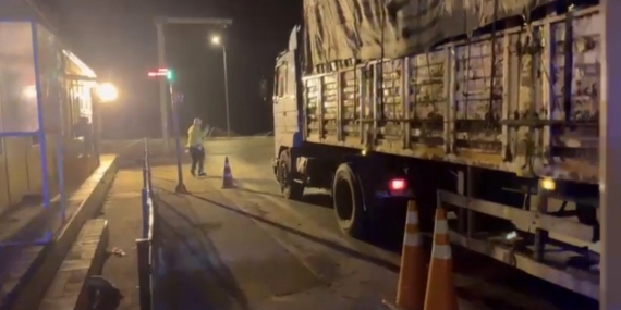 Kantara girmeyen tırlara 849 bin 679 TL ceza