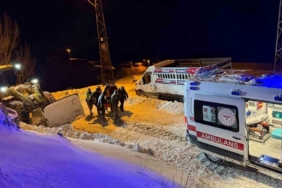 Kar ve tipiye rağmen hasta kurtarma seferberliği
