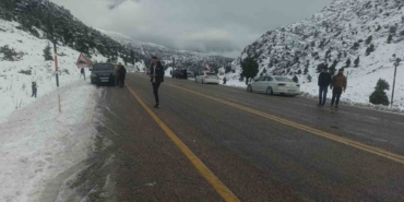 Kar yağışını duyan Alacabel’e koştu