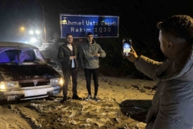 Kar yağışını duyan soluğu burada aldı