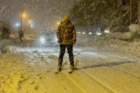 Karabük’te kar çilesi ve eğlence bir arada